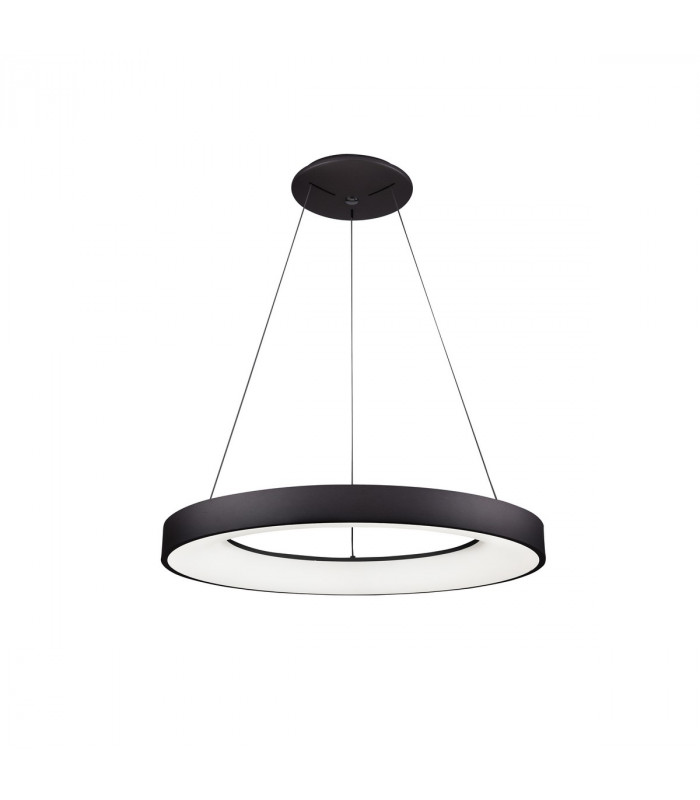 Rando Smart 60cm Integrated LED Pendant Ceiling Light Sandy Black Aluminium LED 50W 3250Lm 3000K - 4000K-1