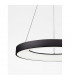 Rando Smart 60cm Integrated LED Pendant Ceiling Light Sandy Black Aluminium LED 50W 3250Lm 3000K - 4000K-5