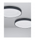 Rando Smart 60cm Integrated LED Semi Flush Light Sandy Black Aluminium LED 50W 3250Lm 3000K - 4000K-4