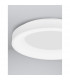 Rando Smart 60cm Integrated LED Semi Flush Light Sandy White Aluminium LED 50W 3250Lm 3000K - 4000K-5