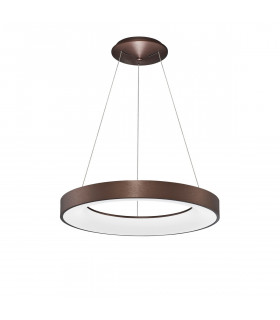 Rando Thin 60cm Integrated LED Pendant Ceiling Light Brushed Coffee Aluminium LED 50W 3250Lm 3000K-1