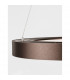 Rando Thin 60cm Integrated LED Pendant Ceiling Light Brushed Coffee Aluminium LED 50W 3250Lm 3000K-4