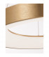 Rando Thin 60cm Integrated LED Pendant Ceiling Light Brushed Gold Aluminium LED 50W 3250Lm 3000K-4