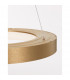 Rando Thin 60cm Integrated LED Pendant Ceiling Light Brushed Gold Aluminium LED 50W 3250Lm 3000K-5