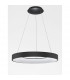 Rando Thin 60cm Integrated LED Pendant Ceiling Light Sandy Black Aluminium LED 50W 3250Lm 4000K-3