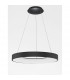 Rando Thin 60cm Integrated LED Pendant Ceiling Light Sandy Black Aluminium LED 50W 3250Lm 4000K-4