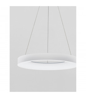 Rando Thin 60cm Integrated LED Pendant Ceiling Light Sandy White Aluminium LED 50W 3250Lm 3000K-2