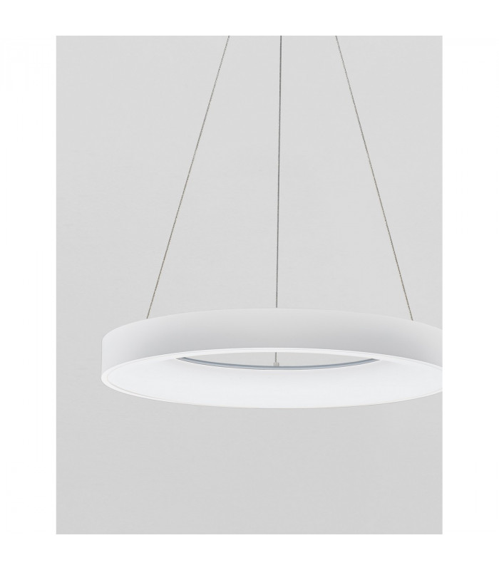 Rando Thin 60cm Integrated LED Pendant Ceiling Light Sandy White Aluminium LED 50W 3250Lm 3000K-2
