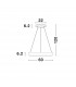 Rando Thin 60cm Integrated LED Pendant Ceiling Light Sandy White Aluminium LED 50W 3250Lm 3000K-6