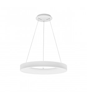 Rando Thin 60cm Integrated LED Pendant Ceiling Light Sandy White Aluminium LED 50W 3250Lm 4000K-1
