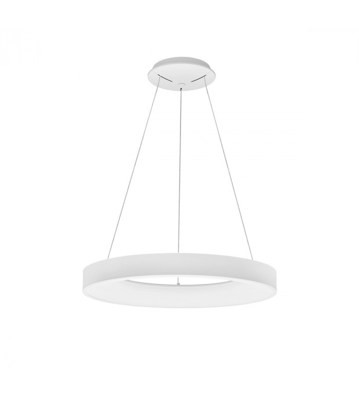 Rando Thin 60cm Integrated LED Pendant Ceiling Light Sandy White Aluminium LED 50W 3250Lm 4000K-1