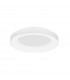 Rando Thin 60cm Integrated LED Semi Flush Light Sandy White Aluminium LED 50W 3250Lm 3000K-1