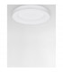 Rando Thin 60cm Integrated LED Semi Flush Light Sandy White Aluminium LED 50W 3250Lm 3000K-2