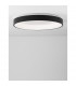Rando Thin 60cm Integrated LED Semi Flush Light Sandy Black Aluminium LED 50W 3250Lm 3000K-2
