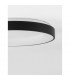 Rando Thin 60cm Integrated LED Semi Flush Light Sandy Black Aluminium LED 50W 3250Lm 3000K-3