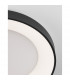 Rando Thin 60cm Integrated LED Semi Flush Light Sandy Black Aluminium LED 50W 3250Lm 3000K-4