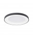 Rando Thin 60cm Integrated LED Semi Flush Light Sandy Black Aluminium LED 50W 3250Lm 4000K-1