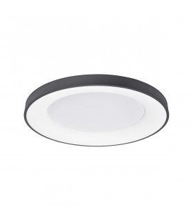 Rando Thin 60cm Integrated LED Semi Flush Light Sandy Black Aluminium LED 50W 3250Lm 4000K-1