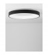 Rando Thin 60cm Integrated LED Semi Flush Light Sandy Black Aluminium LED 50W 3250Lm 4000K-2