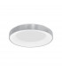 Rando Thin 60cm Integrated LED Semi Flush Light Brushed Silver Aluminium LED 50W 3250Lm 3000K-1