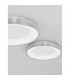 Rando Thin 60cm Integrated LED Semi Flush Light Brushed Silver Aluminium LED 50W 3250Lm 3000K-5