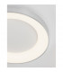 Rando Thin 60cm Integrated LED Semi Flush Light Brushed Silver Aluminium LED 50W 3250Lm 3000K-6