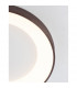 Rando Thin 60cm Integrated LED Semi Flush Light Brushed Coffee Aluminium LED 50W 3250Lm 3000K-6