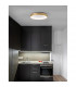 Rando Thin 60cm Integrated LED Semi Flush Light Brushed Gold Aluminium LED 50W 3250Lm 3000K-2