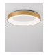 Rando Thin 60cm Integrated LED Semi Flush Light Brushed Gold Aluminium LED 50W 3250Lm 3000K-3