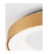 Rando Thin 60cm Integrated LED Semi Flush Light Brushed Gold Aluminium LED 50W 3250Lm 3000K-5