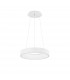 Rando Thin 38cm Integrated LED Pendant Ceiling Light Sandy White Aluminium LED 30W 1950Lm 3000K-1