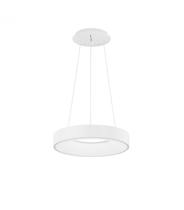 Rando Thin 38cm Integrated LED Pendant Ceiling Light Sandy White Aluminium LED 30W 1950Lm 3000K-1