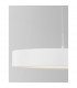 Rando Thin 38cm Integrated LED Pendant Ceiling Light Sandy White Aluminium LED 30W 1950Lm 3000K-3