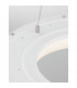 Rando Thin 38cm Integrated LED Pendant Ceiling Light Sandy White Aluminium LED 30W 1950Lm 3000K-4