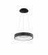 Rando Thin 38cm Integrated LED Pendant Ceiling Light Sandy Black Aluminium LED 30W 1950Lm 3000K-1