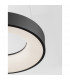 Rando Thin 38cm Integrated LED Pendant Ceiling Light Sandy Black Aluminium LED 30W 1950Lm 3000K-3