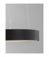 Rando Thin 38cm Integrated LED Pendant Ceiling Light Sandy Black Aluminium LED 30W 1950Lm 3000K-4