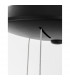 Rando Thin 38cm Integrated LED Pendant Ceiling Light Sandy Black Aluminium LED 30W 1950Lm 3000K-6