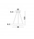 Rando Thin 38cm Integrated LED Pendant Ceiling Light Sandy Black Aluminium LED 30W 1950Lm 3000K-7
