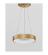 Rando Thin 38cm Integrated LED Pendant Ceiling Light Brushed Golden Aluminium LED 30W 1950Lm 3000K-3