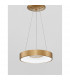 Rando Thin 38cm Integrated LED Pendant Ceiling Light Brushed Golden Aluminium LED 30W 1950Lm 3000K-4