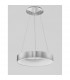 Rando Thin 38cm Integrated LED Pendant Ceiling Light Brushed Silver Aluminium LED 30W 1950Lm 3000K-4