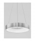 Rando Thin 38cm Integrated LED Pendant Ceiling Light Brushed Silver Aluminium LED 30W 1950Lm 3000K-5