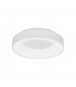 Rando Thin 38cm Integrated LED Semi Flush Light Sandy White Aluminium LED 30W 1950Lm 3000K-1