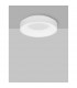 Rando Thin 38cm Integrated LED Semi Flush Light Sandy White Aluminium LED 30W 1950Lm 3000K-2