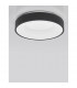 Rando Thin 38cm Integrated LED Semi Flush Light Sandy Black Aluminium LED 30W 1950Lm 3000K-2