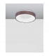 Rando Thin 38cm Integrated LED Semi Flush Light Brushed Coffee Aluminium LED 30W 1950Lm 3000K-3