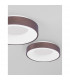 Rando Thin 38cm Integrated LED Semi Flush Light Brushed Coffee Aluminium LED 30W 1950Lm 3000K-5