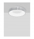Rando Thin 38cm Integrated LED Semi Flush Light Brushed Silver Aluminium LED 30W 1950Lm 3000K-2