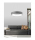 Rando 60cm Integrated LED Pendant Ceiling Light Grey Aluminium LED 42W 2520Lm 3000K-2